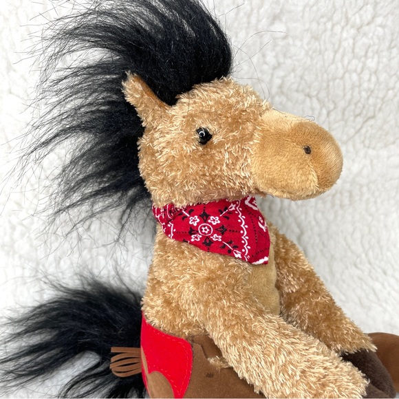 Douglas Cuddle Toy 1 Poke Cowboy Horse - Picture 5 of 8